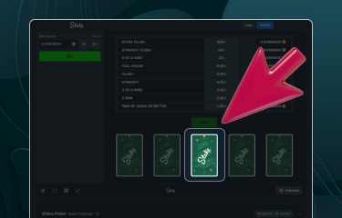 Stake Nigeria Original platfrom online games Video Poker detailed instructions with simple steps on how to play 4