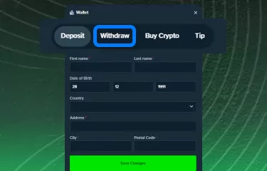 Stake Nigeria process of withdrawing funds from an account in the most convenient and safe way instruction step 2